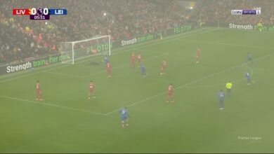 اهداف مباراة ليفربول وليستر سيتي في الدوري الانجليزي