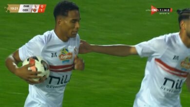 هدف تعادل الزمالك مع سيراميكا كليوباترا (1-1) الدوري المصري