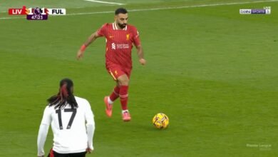 هدف تعادل ليفربول مع فولهام (1-1) اسيست محمد صلاح