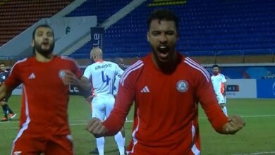 هدف حرس الحدود الثالث في مرمي طلائع الجيش بالدوري المصري