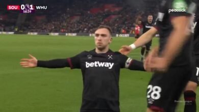 هدف فوز وست هام علي ساوثهامبتون (1-0) الدوري الانجليزي
